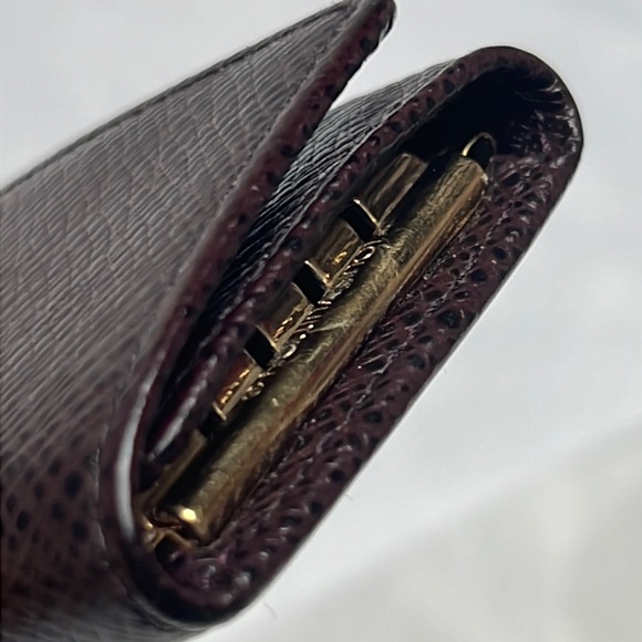 Auth. Louis Vuitton LV Taiga 4 Hook Ring Key Holder Case Wallet Multicles Vtg - Picture 10 of 17